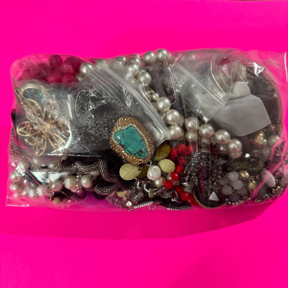 3LB Jewelry Bundle Vintage + Modern Rings, Necklaces, Earrings, Watches Reseller